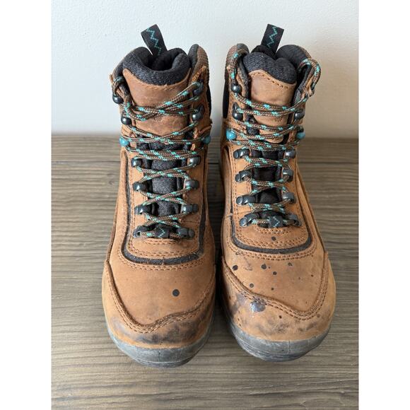 RED WING Tradeswoman 2346 Women's Safety Toe Waterproof Work Boots Brown Sz 6 - Picture 2 of 9